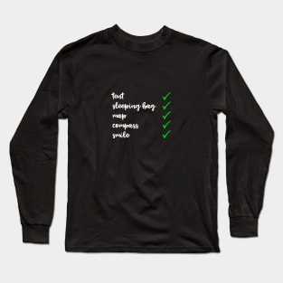 List (dark) Long Sleeve T-Shirt